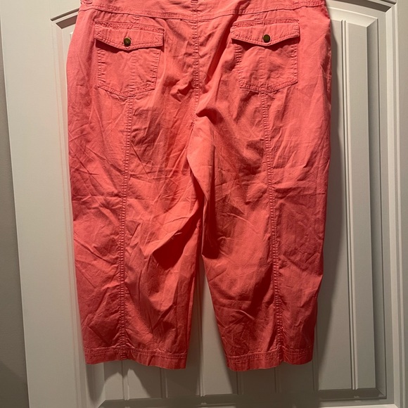 Kim Rogers Coral Capris - Picture 2 of 3